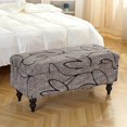 thumbnail image 4 of Footrest Stool Slipcover Stretch Case Protector for damaged .   Widely Kitchen Hotel Decor Style C, 4 of 9