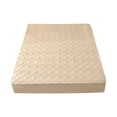 thumbnail image 2 of Fitted Sheet for Mattress under $5! CQCYD Fitted Sheet for Mattress, Protective Bed Sheet Cover with Pocket, Breathable Non-Slip Mattress Protector, Quilted Fitted Bed Sheet, 2 of 7