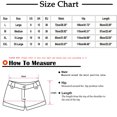thumbnail image 3 of Diufon Elastic Ruffle Waist Shorts for Women Cotton Linen Pleated Shorts Pockets Solid Color Button Shorts, 3 of 7
