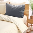 thumbnail image 1 of PRETXORVE Without Printing Japanese Style Washed Head Cover Bedding Solid Color Clear and Multi-color Selection Elegant and Not Clear, 1 of 6
