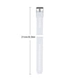 thumbnail image 3 of Amdohai 20mm Silicone Watch Strap Quick Release Watch Band with Buckle Soft Breathable Watchband Wristband Compatible with 20mm Traditional/Smart Watch, 3 of 5
