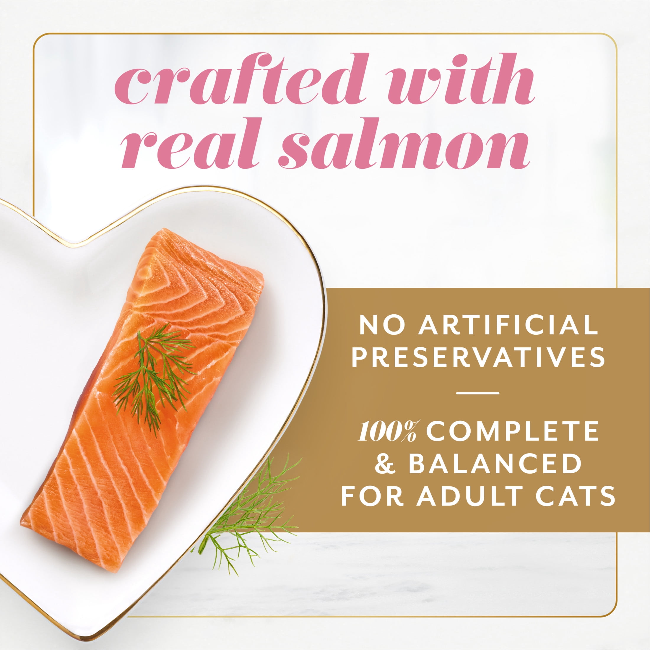 Fancy Feast Gems Mousse en Pâté avec Saumon, Nourriture Humide pour Chats, 57 g x 2