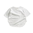 thumbnail image 4 of T-Shirts d'Été Classiques pour Garçons, Coupe Ample, Manches Courtes, Col Rabattu, Volants, Col Rond, Blouse de Printemps pour Garçon 6-7T, 4 of 7