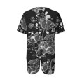 thumbnail image 4 of Ensembles Femmes Mode Blouse à Col Rond T-Shirts à Manches Courtes Shorts Ensemble Décontracté Ensembles Confortables pour Femmes en Liquidation, 4 of 5
