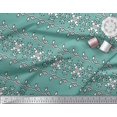 thumbnail image 3 of Soimoi Rayon Fabric Floral Block Print Fabric by The Yard 56 Inch Wide, 3 of 3