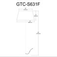 thumbnail image 2 of Gretchen 1 Light Square Floor Lamp - Matte Black - White Shade, 2 of 3