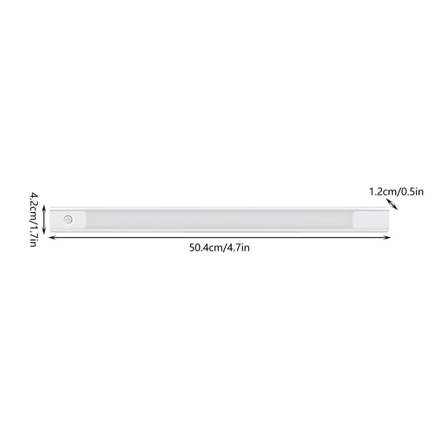 Pompotops LED Ultra-thin Cabinet Sensor Light USB Wiring-free Wardrobe Night Light Aisle Shoe Cabinet Hard Light Strip Clearance