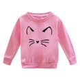 thumbnail image 4 of PMVFHDE Chandails Légers pour Filles Chandails à Capuchon pour Enfants d'Automne et d'Hiver à Manches Longues Mode Imprimé Col Rond Chandail à Capuchon pour Garçons et Filles Plus Manteau à Capuchon Chaud Rose,6-7 Ans, 4 of 4