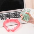 thumbnail image 4 of Riforla Anneau de Glace Rafraîchissante pour le Cou, Bloc de Glace pour le Cou, Tube de Cou Réutilisable, Refroidisseur de Cou Portable, Produits pour le Corps pour Intérieur Extérieur Été Temps Chaud 18°C(64.4°F)Cristallisation200ml Exercice pour Rafraîchir la Plage Rouge, 4 of 5