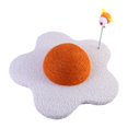 thumbnail image 2 of Bunblic Grattoir pour Chat Jouet pour Animal d'Intérieur Antidérapant en Forme de Fleur Confortable Résistant à l'Usure Planche à Gratter pour Chat Jouet Interactif pour Chaton 28 cm, 2 of 8