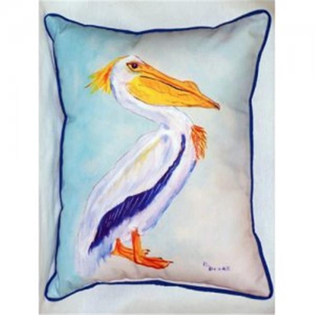Betsy Drake ZP177 Roi Pélican Coussin Intérieur et Extérieur- 20 x 24 Po.
