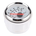 thumbnail image 4 of 2in 0‑10Bar Oil Pressure Meter 145psi LED Backlight Dial Instrument for Auto Motorcycle Boat Truck 12V/24VWhite Dial Silver Frame, 4 of 14