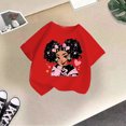thumbnail image 5 of LUOGENLI T-Shirt pour Filles T-Shirt d'Été pour Filles à Col Rond Imprimé Dessin Animé Décontracté Ample à Manches Courtes T-Shirt Chandails de Pâques pour Filles 2025 Rouge 6-8 Ans, 5 of 5