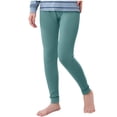 thumbnail image 1 of Kids Solid Color Warm Leg Binding Elastic Waist Long Pants Medium and Large Comfortable Leggings, 1 of 4