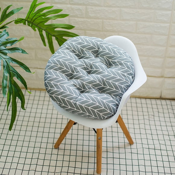 Yrmaups Coussin de Siège avec Sangle, Coussin de Chaise Doux pour Jardin et Terrasse Extérieurs, Coussin en Mousse Résiliente pour Bureau Cuisine Sofa, Housse de Siège Élastique et Confortable