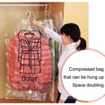 thumbnail image 4 of EGNMCR Crochets pour Suspendre Tirage Latéral Suspendu Sac de Rangement sous Vide Transparent Crochet de Sac de Compression Sac de Rangement sous Vide pour Vêtements, 4 of 7