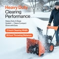 thumbnail image 4 of SuperHandy 21-inch Gas Powered Snow Thrower Blower, 36 ft Throwing Distance, 4 of 7
