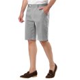 thumbnail image 4 of INSPIRE CHIC Men's Shorts Allover Striped Belt Loop Zipper Button Closure Pockets Casual Shorts 32 Black and White, 4 of 8
