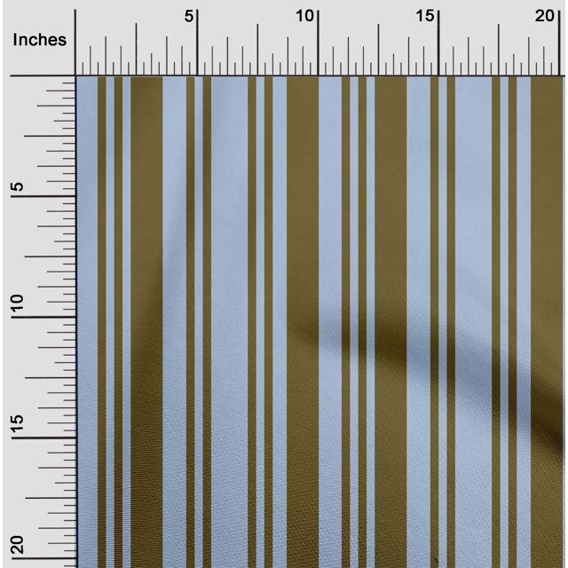 oneOone Cotton Flex Fabric Bayadere Stripe Printed Craft Fabric BTY 40 Inch Wide