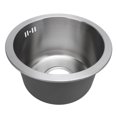 thumbnail image 1 of Undermount Kitchen Sink, 28cm Stainless Steel Handmade Single Bowl Kitchen Sink with Strainer,  Undermount Kitchen Bar Sink, Small Single Bowl Kitchen Sink for Kitchen Bar RV, 1 of 7