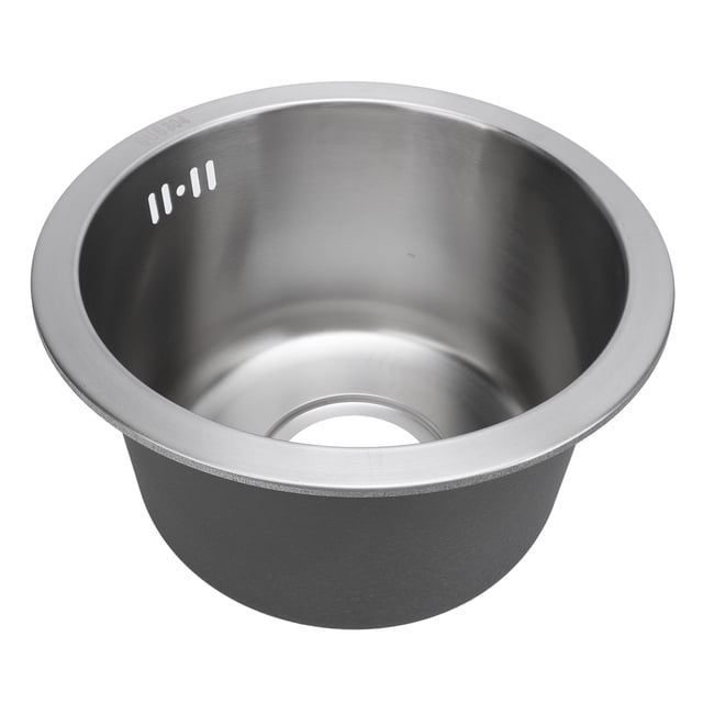 Undermount Kitchen Sink, 28cm Stainless Steel Handmade Single Bowl Kitchen Sink with Strainer, Undermount Kitchen Bar Sink, Small Single Bowl Kitchen Sink for Kitchen Bar RV