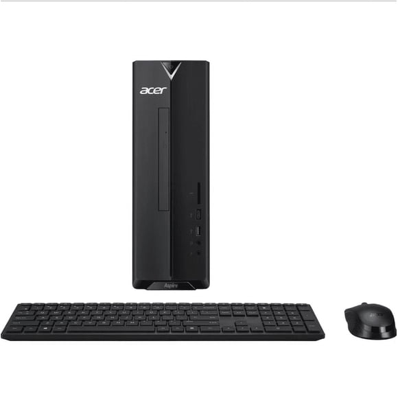 Acer Aspire Desktop Intel Pentium Silver J5040 8GB RAM 1TB HDD Windows 11 Home Black Open Box