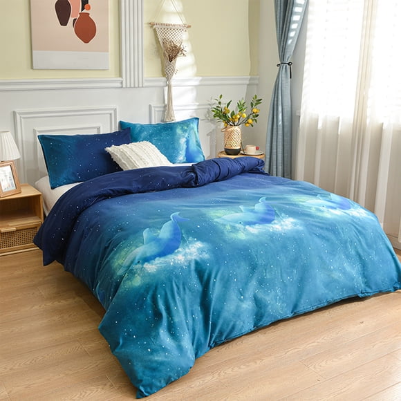 TIMIFIS Quilt Cover Summer Twin Comforter Cover-friendly Brushed Twin Comforter Cover All Seasons-friendly Soft Bedding Double Duvet Cover Fresh Patterns New Home Essentials