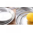 thumbnail image 3 of MesaSe Metal Stainless Steel Storage Tray  Snack Fruit Cosmetics Organizer Dinner Plates Container Decor, 3 of 8
