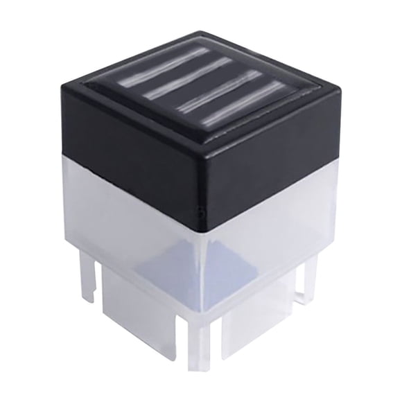 RKSTN solar light Solar Powered Outdoor LED Square Fence Light Garden Post Lamp household supplies