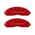 thumbnail image 2 of MGP Caliper Covers 14240SCA5RD Red Brake Covers for 2016-2020 Camaro LT LS RS Engraved with Camaro (Front and Rear, 2 of 5