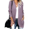 thumbnail image 2 of MesaSe Womens Long Sleeve Open Front Waffle Chunky Knit Cardigan Sweater Outwear, 2 of 5