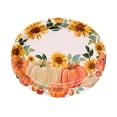 thumbnail image 2 of Way to Celebrate 8 Counts Oval Sunflower Pattern Plate, 2 of 5