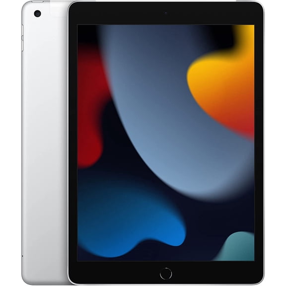 Restauré APPLE IPAD 10.2 9e Génération 64 Go Wi‐Fi Cellulaire MK673LL/A Argent (Remis à Neuf)