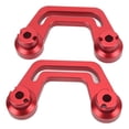 thumbnail image 1 of Hood Light Mounts, Anodized Windshield Light Bracket Aluminium Alloy Insulated Scratch Proof Thermal Resistant Pair With Sliding Rail For Car Red, 1 of 8