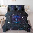 thumbnail image 1 of YST Psychedelic Celestial Bedding Set, 7-Piece, Queen, 1 of 4