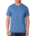 thumbnail image 2 of Hanes Beefy-T Men`s Pocket T-Shirt, 3XL, Deep Royal, 2 of 3