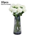 thumbnail image 1 of 10pcs Artificial Rose Flower Simulation Floral Decor Home Office Wedding Cloth Fake Flower  Purple, 1 of 9