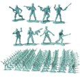 thumbnail image 2 of 100Pcs Soldier Model Army Men Toy Soldiers Playset for Imaginative Play Educational Projects for Kids, 2 of 7