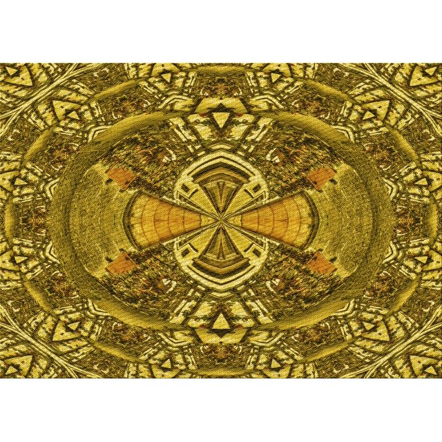 Ahgly Company Tapis Rectangulaire Lavable en Machine Intérieur Transitionnel Jaune, 5 Pieds x 8 Pieds