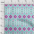 thumbnail image 1 of oneOone Cotton Poplin Fabric Geometric Ikat Printed Craft Fabric BTY 56 Inch Wide, 1 of 4