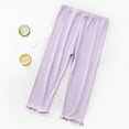 thumbnail image 2 of QIPOPIQ Pantalon Droit en Sergé Extensible à Taille Ajustable pour Filles Liquidation, 2 of 5