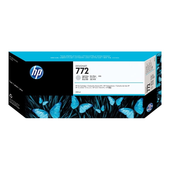 HP 772 - 300 ml - light gray - original - DesignJet - ink cartridge - for DesignJet HD Pro MFP, Z5200, Z5200 PostScript, Z5400 PostScript ePrinter
