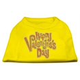 thumbnail image 1 of Bonne Saint Valentin Strass Chemise de Chien Jaune XXL (18), 1 of 1