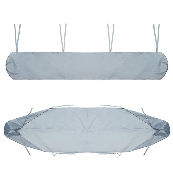 Outdoor Awning Cover, Silver 3m/9.84ft, Patio Awning Cover, Retractable Roller Shade Cover, Dustproof Oxford Cloth, Rain Awning Cover