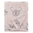 thumbnail image 1 of Minnie Mouse Allover Print Baby Blanket, Infant Girl, Pink, 1 of 7