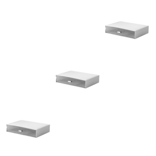 fastboy Neat And Tidy Storage Box - plify Life With Organized Storage Multilayer Stackable Desk Organizer white 1 drawer 3Set