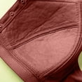thumbnail image 4 of AherBiu 2pc Plus Size Bras for Seniors Women Front Closure Full Coverage Bralette Comfort High Support Everyday Bras, 4 of 6