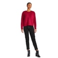 thumbnail image 2 of George Women's Mossy Crew Neckline Sweater, 2 of 6