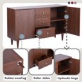 thumbnail image 3 of Homylin Meuble de Rangement Buffet sur Pied Salon Entrée Organisateur de Cuisine avec Tiroirs, 3 of 8