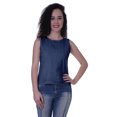 thumbnail image 1 of Moomaya Haut Sans Manches Uni pour Femmes Blouse en Schiffli Tunique Décontractée d'Été, 1 of 6